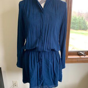 Vince Blue Shirt Dress